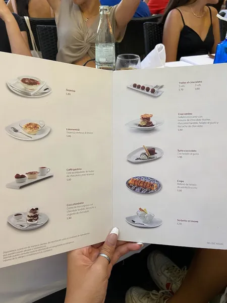 menu 0 of Restaurante La Tagliatella