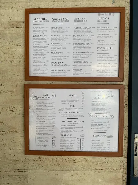 menu 2 of La Tizná