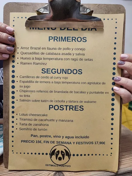 menu 2 of Acicate