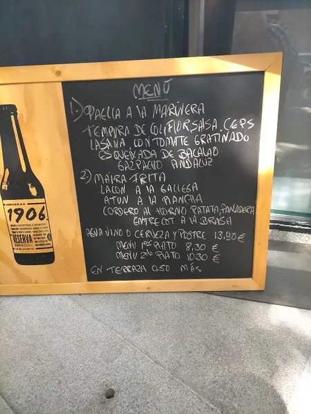 menu 0 of CORAL MAR DE TAPAS