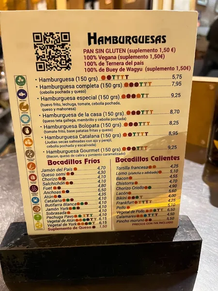 menu 1 of La Font de la Sagrera