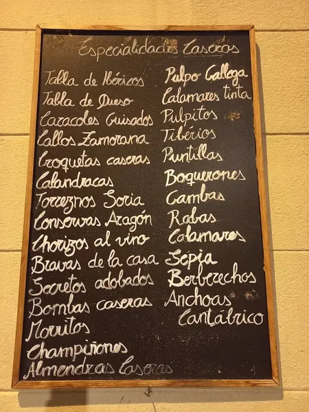 menu 1 of Bar Restaurante Antillas