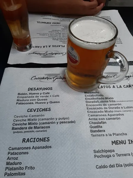 menu 1 of Cevichería Galápagos