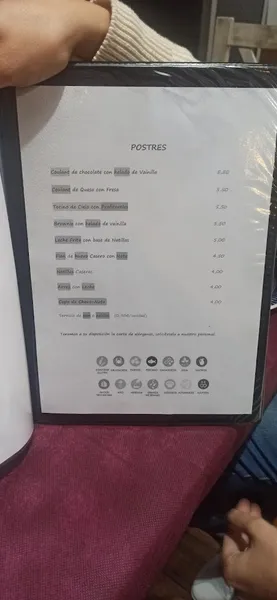 menu 0 of Bar restaurante New Ghotica