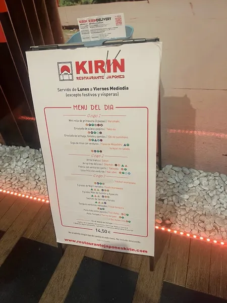 menu 0 of Restaurante Kirin