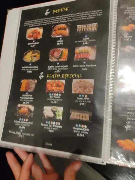 menu 2 of Restaurante Kirin