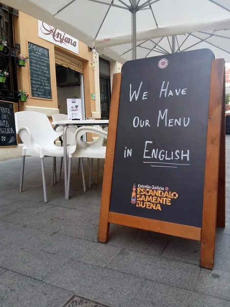 menu 1 of La Anjana