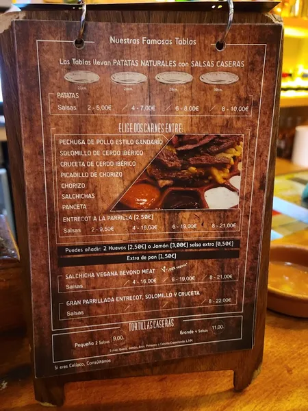 menu 0 of Gandarío