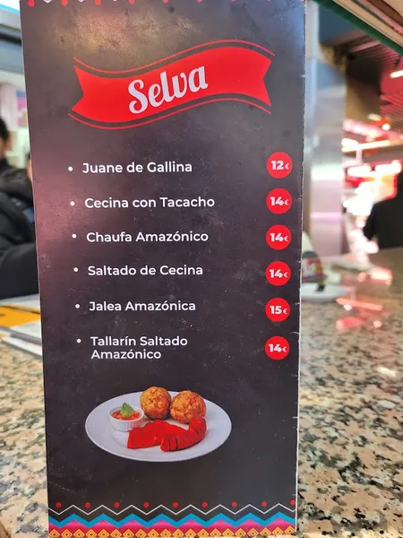 menu 0 of El Bijao