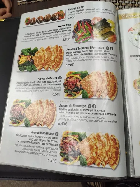 menu 1 of L’Autentic, Restaurant Libanés