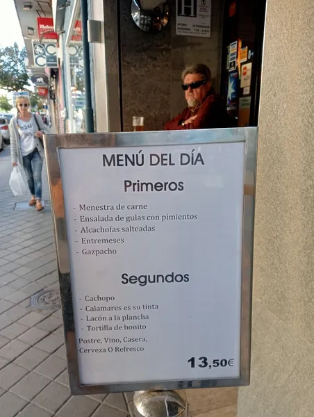 menu 0 of Cafeterìa Restaurante Vìa22