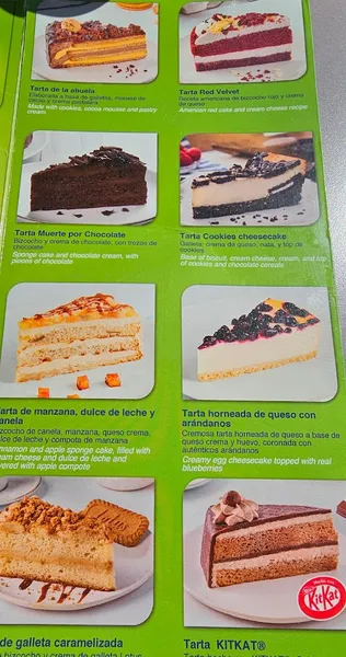 menu 2 of Dubliners Explanada