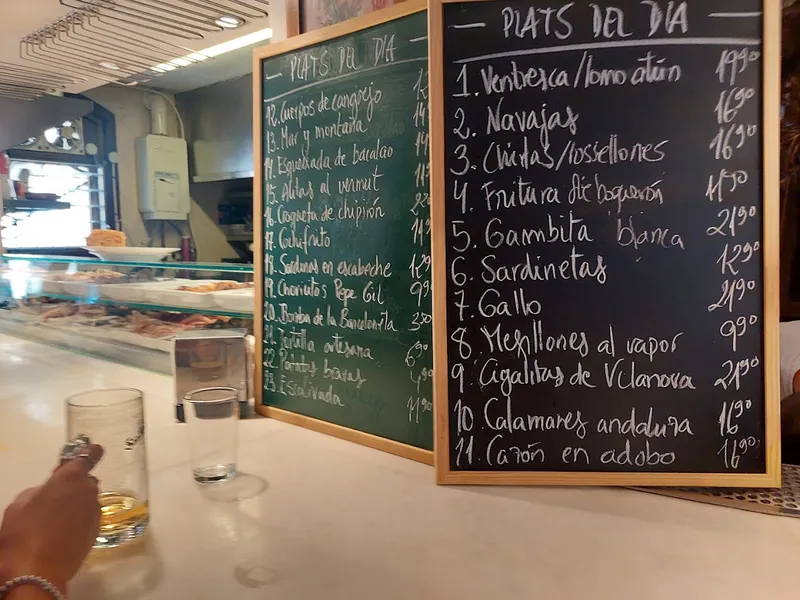 menu 2 of Bodega La Peninsular