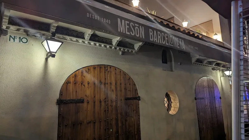 menu 1 of MESON BARCELONETA