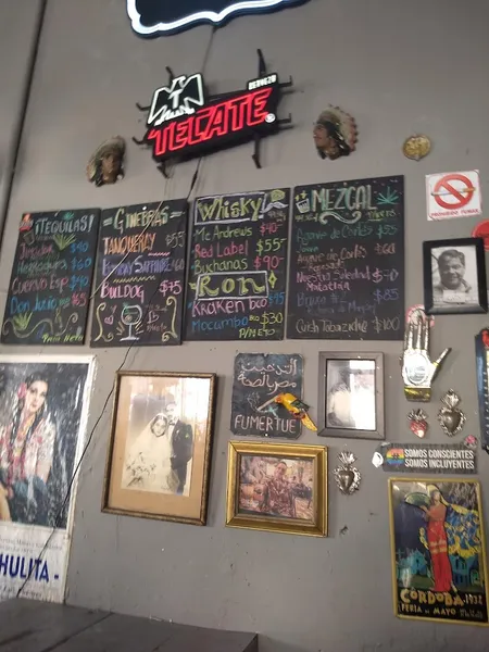 menu 1 of La Negrita Cantina