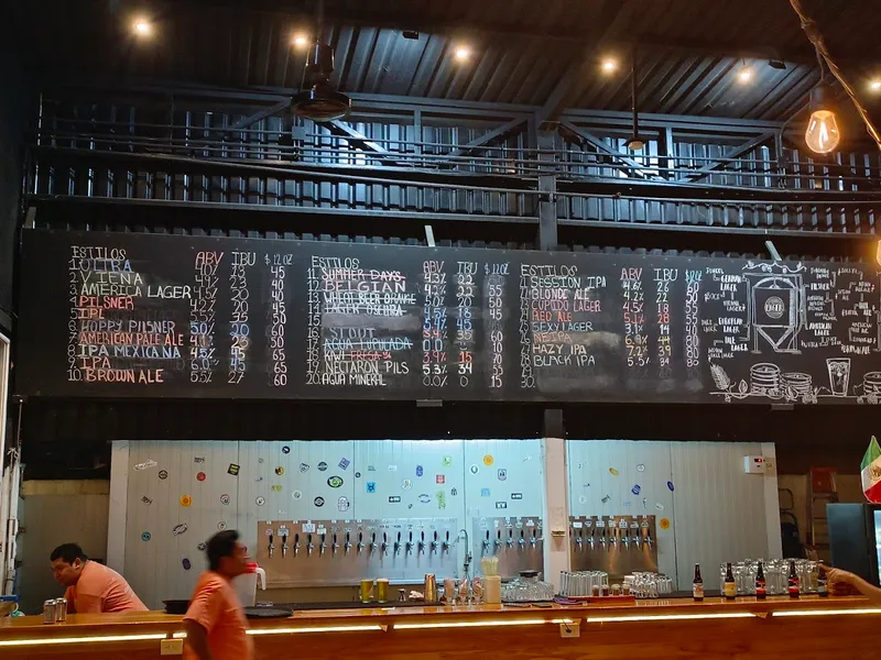 menu 1 of Taproom Mastache