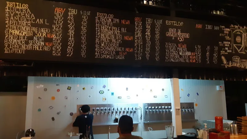 menu 0 of Taproom Mastache