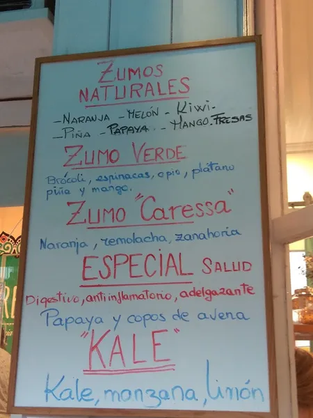 menu 2 of Repostería Creativa CARESSA