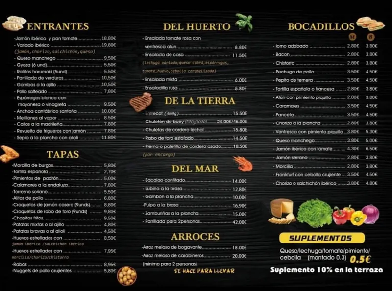 menu 0 of Restaurante Alameda