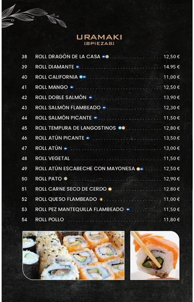 menu 1 of Restaurante Alameda