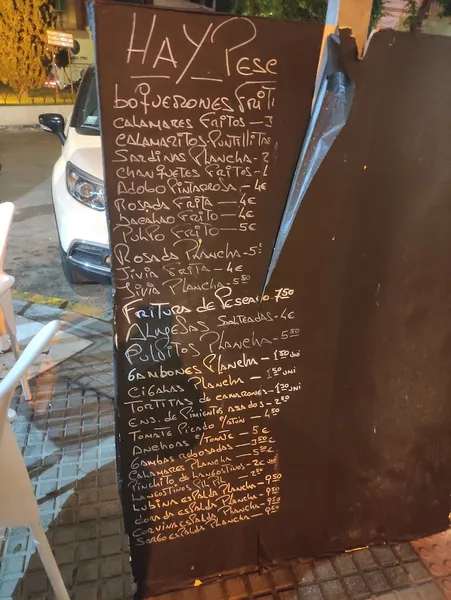 menu 0 of La esquinilla Malagueña