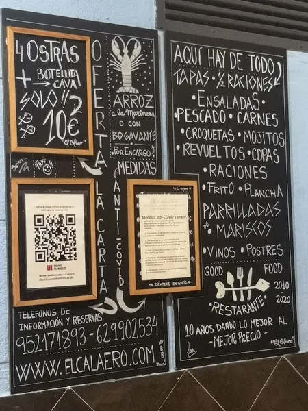 menu 0 of La Bodeguita De El Calaero