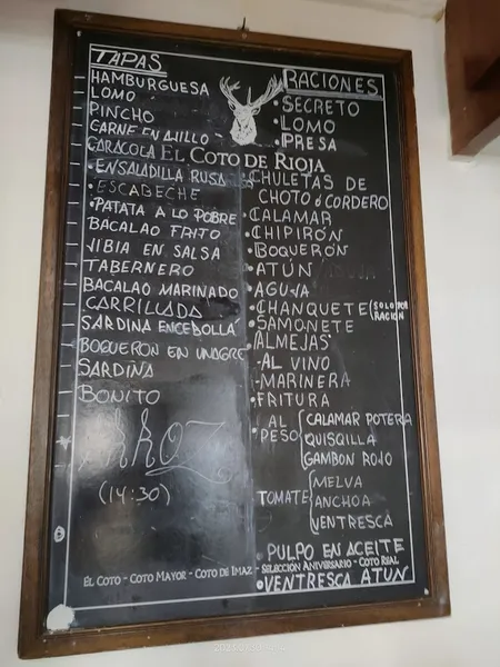 menu 1 of Bar Rodríguez