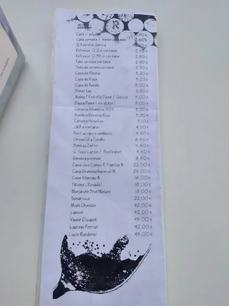 menu 2 of Bar Rodríguez