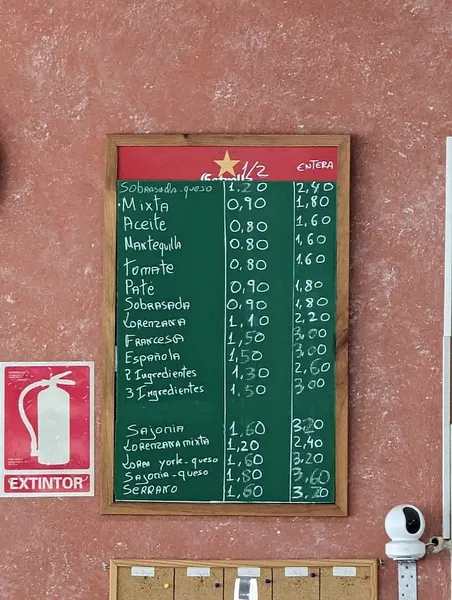 menu 0 of Restaurante CASI Aeropuerto