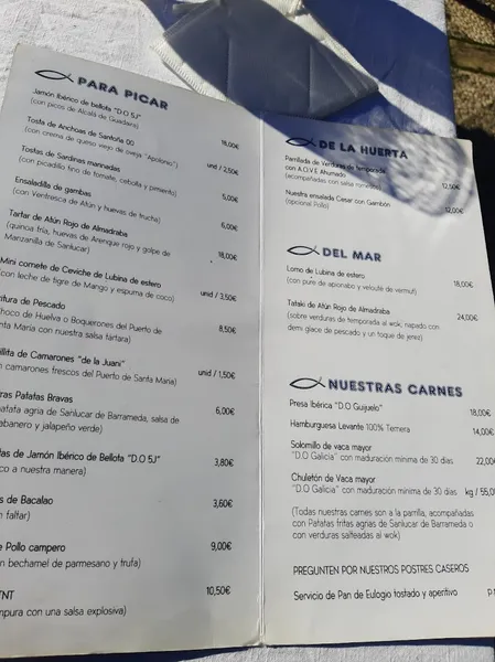 menu 0 of La Tasca De Barneto