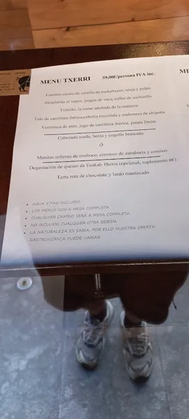 menu 2 of Odoloste Restaurante