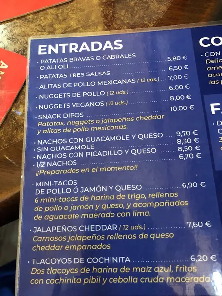 menu 1 of Restaurante Dipos