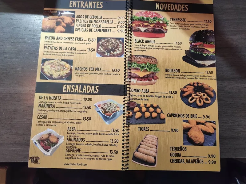 menu 1 of Restaurante Alba