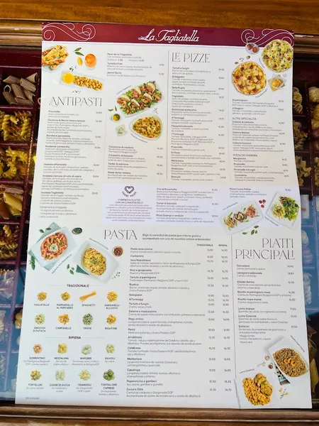 menu 0 of Restaurante La Tagliatella | Salamanca