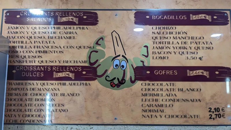 menu 0 of Croissantería París