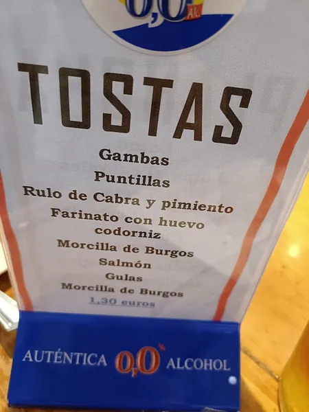 menu 0 of Cafetería Junco