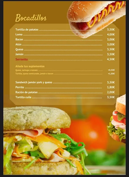 menu 2 of Cafeteria Don Pepe