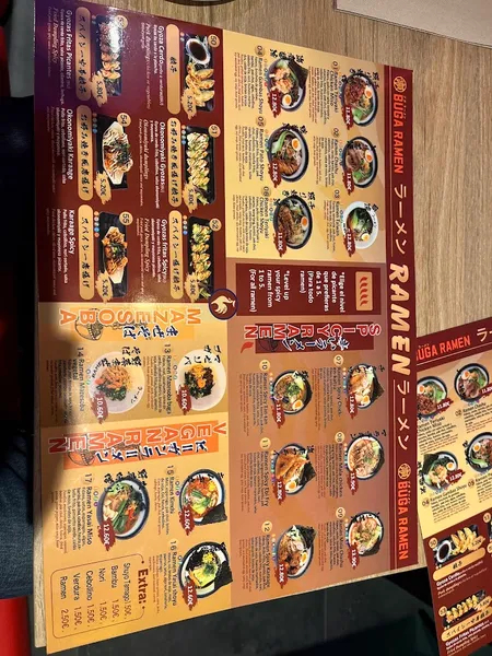menu 2 of Buga Ramen Vigo