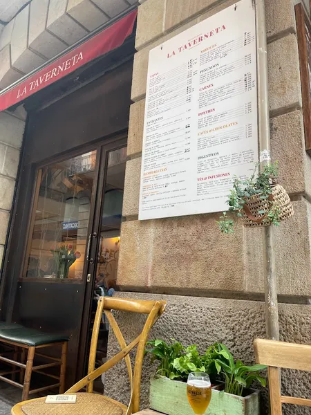 menu 1 of Restaurant La Taverneta Barcelona