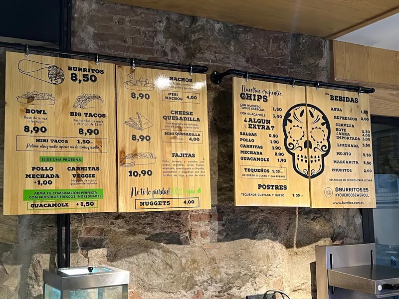 menu 0 of BURRITOS - Ferran