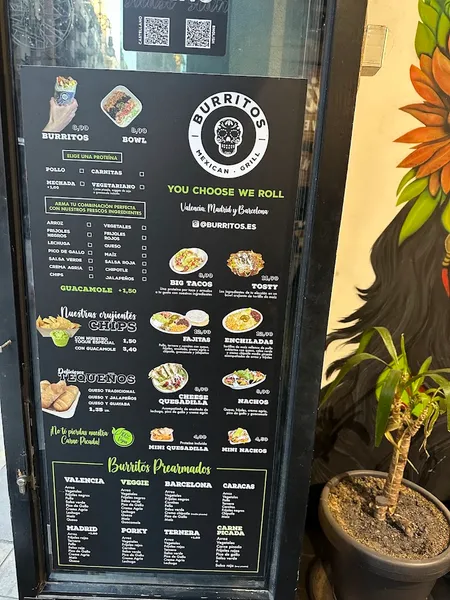 menu 1 of BURRITOS - Ferran