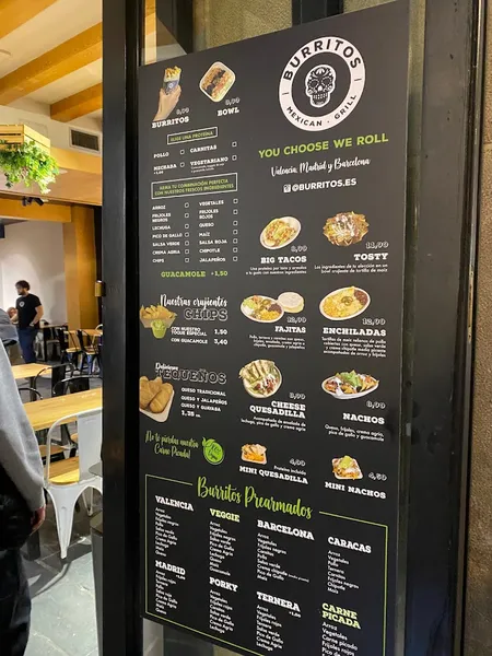 menu 2 of BURRITOS - Ferran