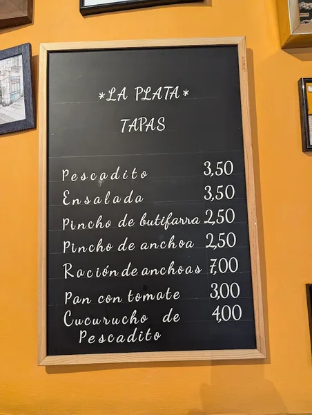 menu 0 of La Plata