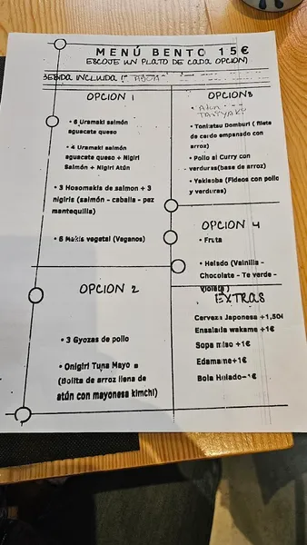 menu 0 of Restaurante Uemura