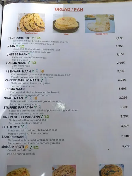 menu 2 of SHAHI Restaurante Indio Pakistani - Buffet & A la Carta (حلال)