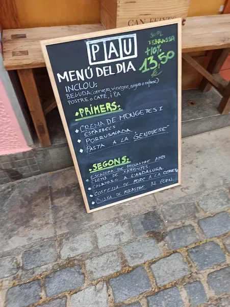 menu 1 of PAU DE SARRIÀ.
