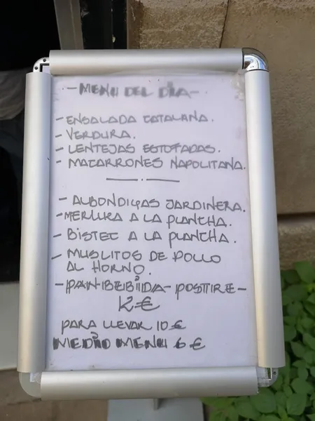 menu 2 of Restaurante Casa LOT