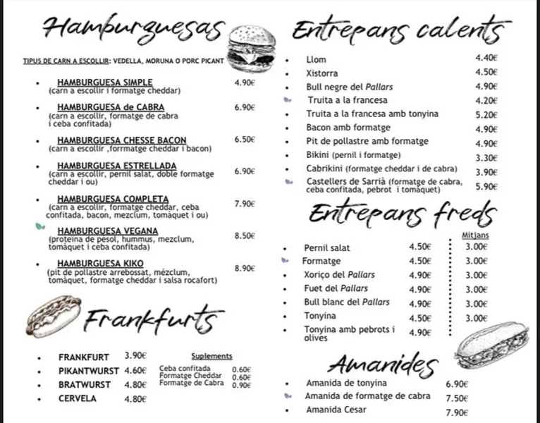 menu 1 of Restaurante Casa LOT