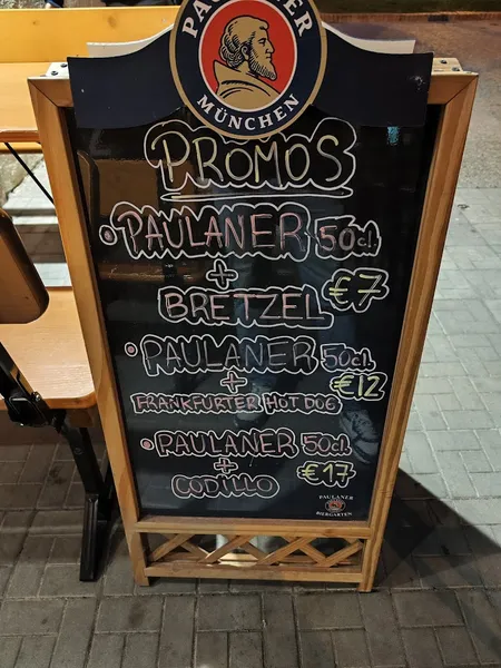 menu 1 of Cervecería Untertürkheim Malaga