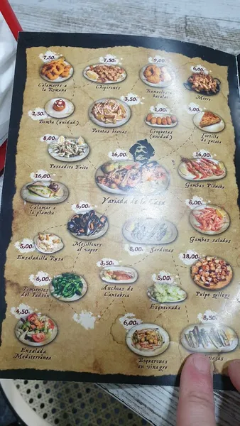menu 0 of Bar Piñol